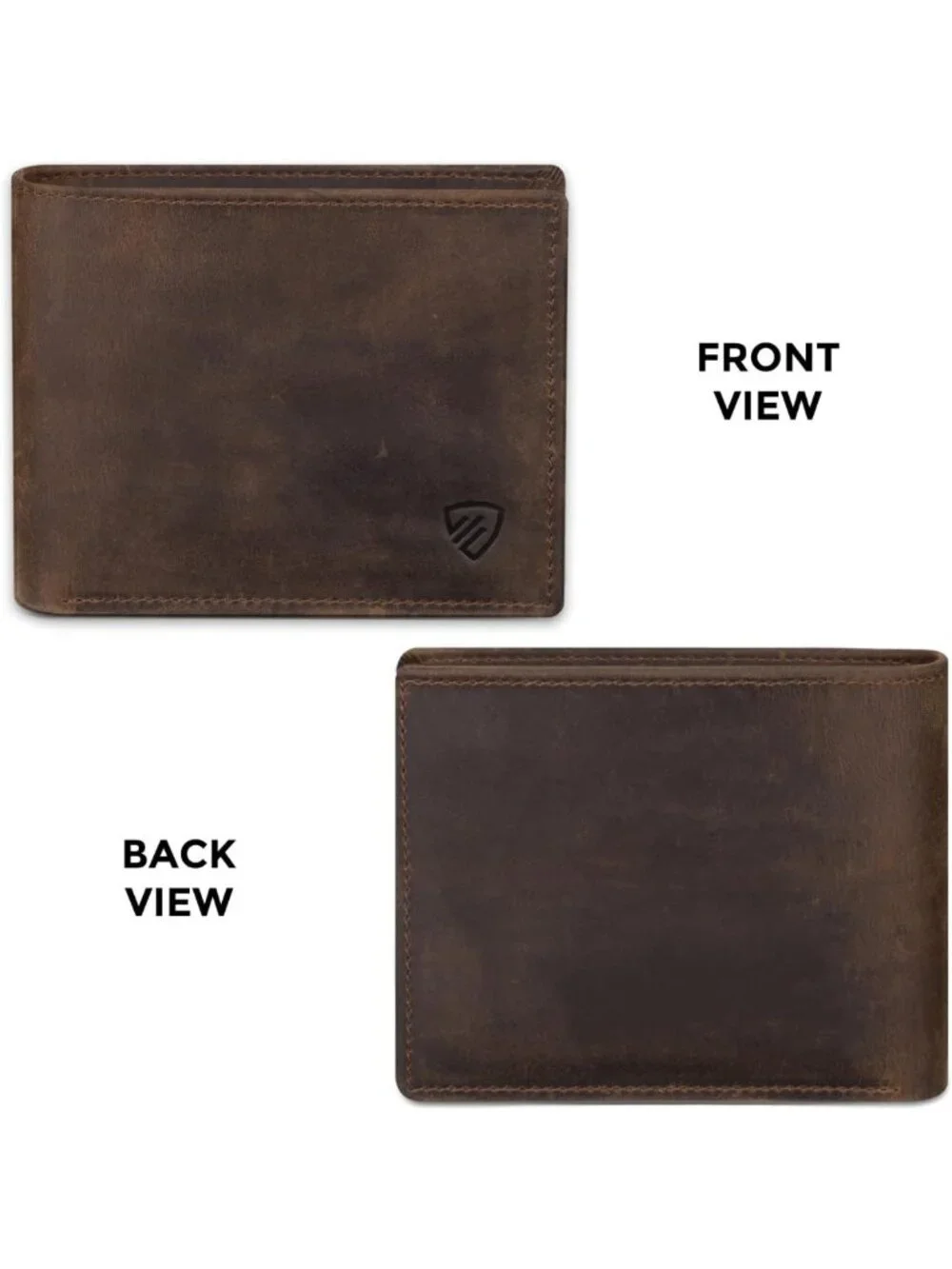 Slim Bifold RFID Blocking Leather Wallet for Men | Front Pocket Design, Stylish